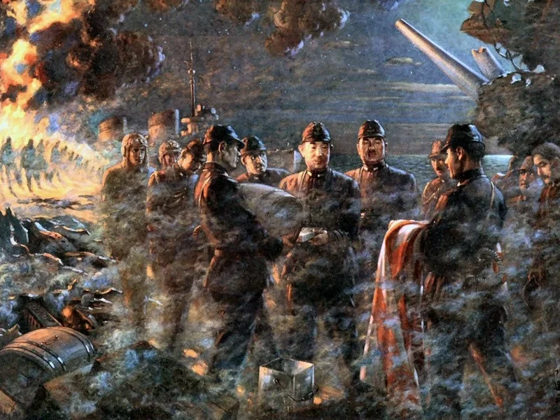 1876-Renz Kita - L'ultimo momento dell'ammiraglio Yamaguchi